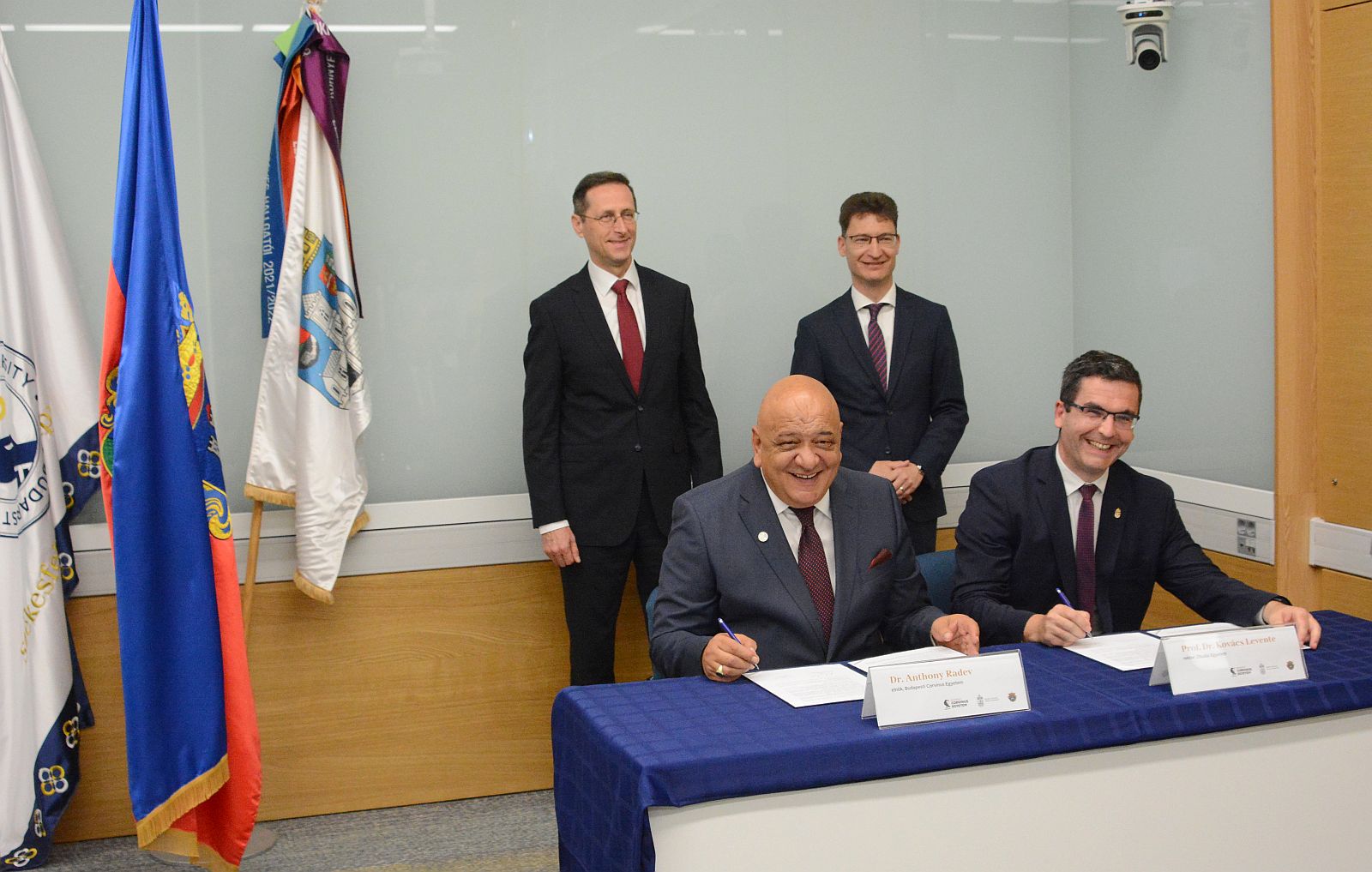 Együttműködési megállapodás született a Budapesti Corvinus és az Óbudai Egyetem között
